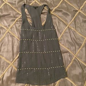 SOLD- Express racer back stud/sequence tank